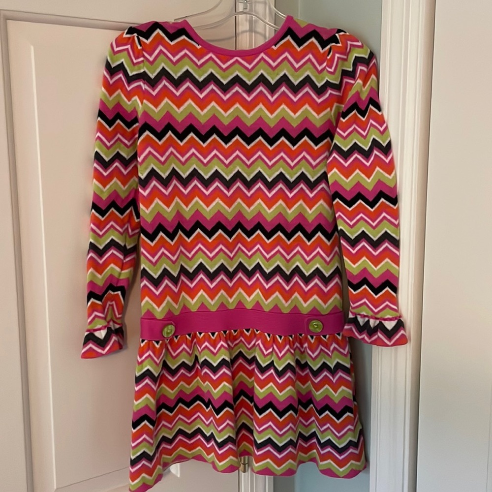 Hartstrings Multi-colored Knit Dress